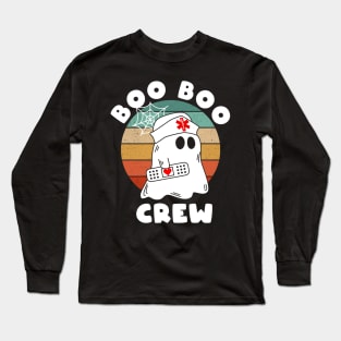 Nurse Boo Boo Crew Long Sleeve T-Shirt